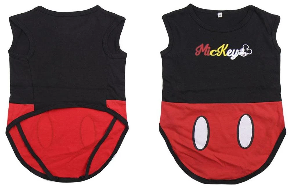 Camiseta Para Perros Mickey Mouse 3 Camiseta Para Perros Mickey Mouse