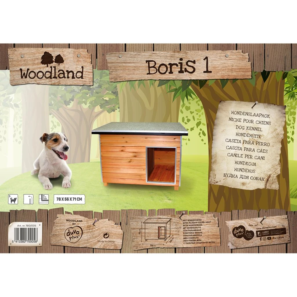 Caseta Para Perro Woodland Boris 3 Caseta Para Perro Woodland Boris