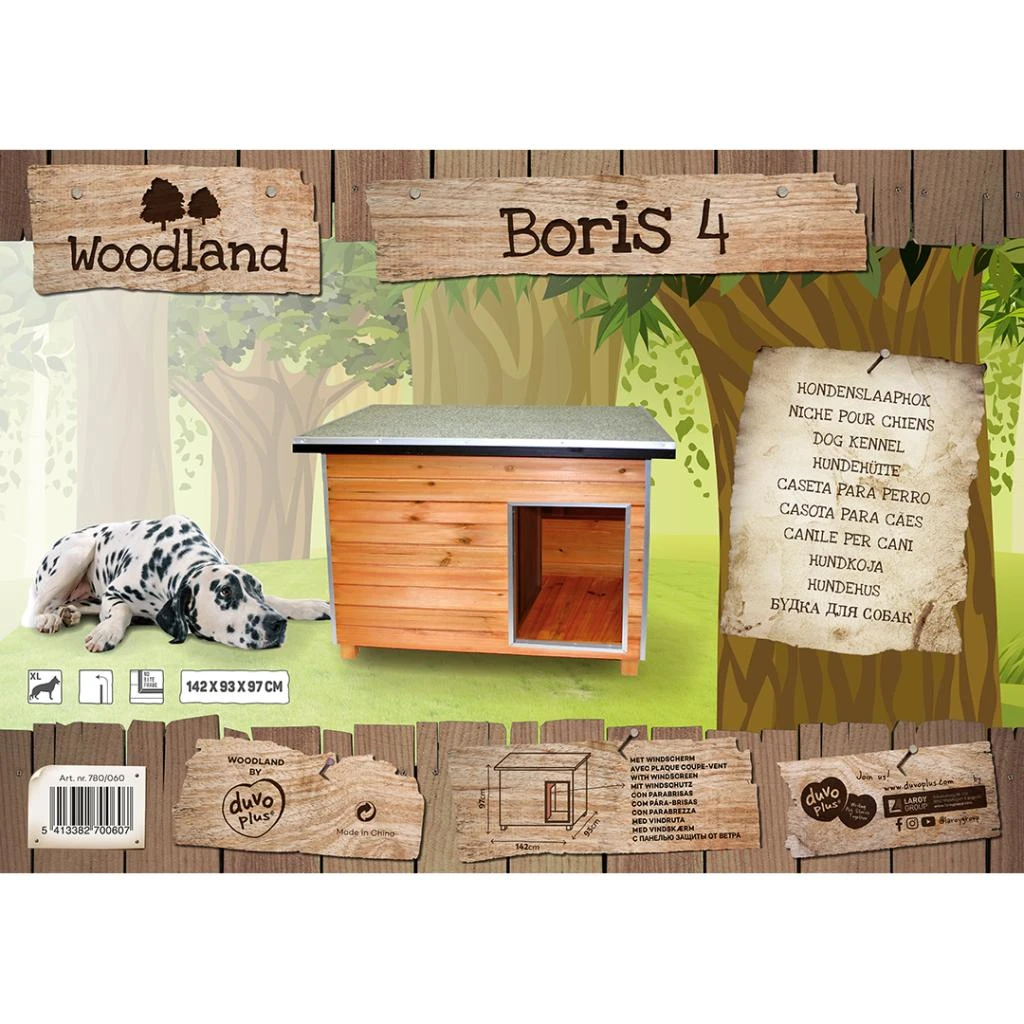Caseta Para Perro Woodland Boris 5 Caseta Para Perro Woodland Boris - Imagen 3