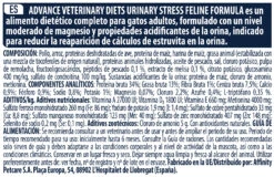 Advance Cat Urinary Stress 24 Advance Cat Urinary Stress -Animalear Ventas cat urinary stress 11