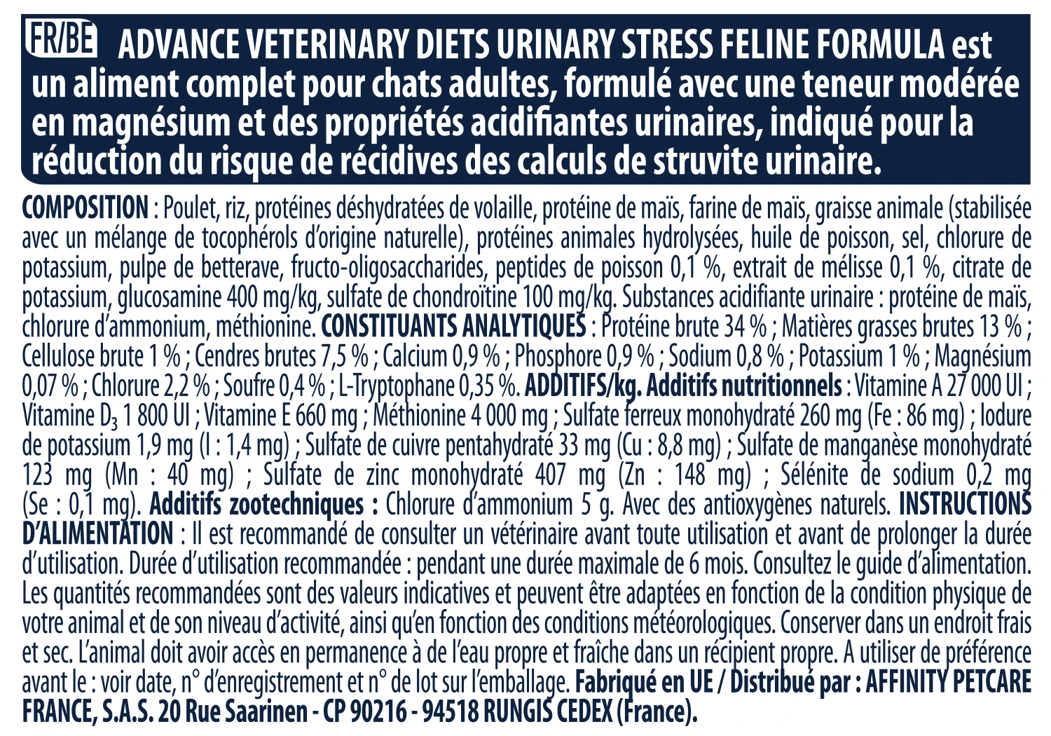 Advance Cat Urinary Stress 14 Advance Cat Urinary Stress - Imagen 12