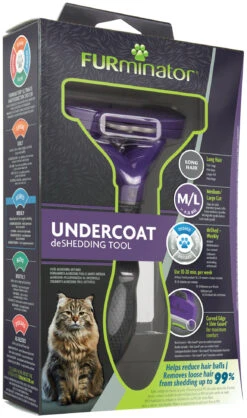 FURMINATOR Cepillo Para Gatos Medianos Y Grandes De Pelo Largo 18 FURMINATOR Cepillo Para Gatos Medianos Y Grandes De Pelo Largo -Animalear Ventas cepillo para gatos medianos grandes de pelo corto 8