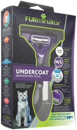 FURMINATOR Cepillo Para Gatos Medianos Y Grandes De Pelo Corto -Animalear Ventas cepillo para gatos medianos grandes de pelo largo 8