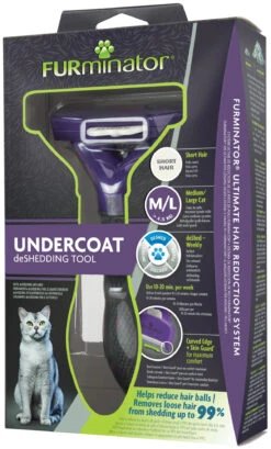FURMINATOR Cepillo Para Gatos Medianos Y Grandes De Pelo Corto -Animalear Ventas cepillo para gatos medianos grandes de pelo largo 9