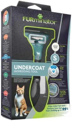 FURMINATOR Cepillo Para Gatos Pequeños De Pelo Corto -Animalear Ventas cepillo para gatos pequenos de pelo corto 8