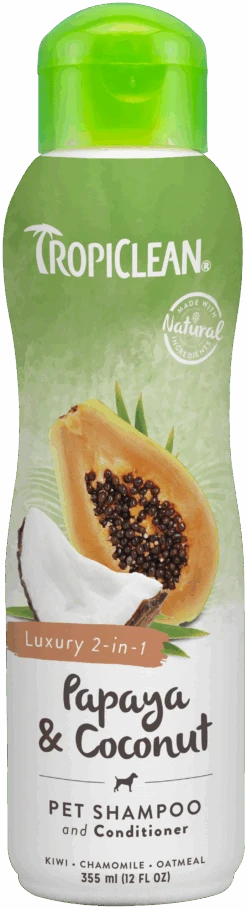 Tropiclean Champú Papaya Y Coco 28 Tropiclean Champú Papaya Y Coco -Animalear Ventas champu papaya coco 355 ml 1