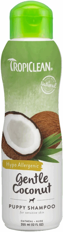 Tropiclean Champú Hipoalergénico Coco 27 Tropiclean Champú Hipoalergénico Coco -Animalear Ventas champu sueve de coco 355 ml 1