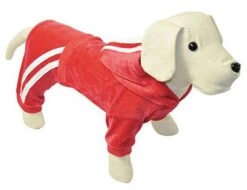 Nayeco Chandal Para Perros Terciopelo Rojo -Animalear Ventas chandal para perros terciopelo rojo 20 cm 1