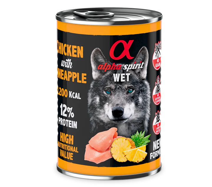 Pack 6 Comida Húmeda De Pollo Con Piña Para Perros 3 Pack 6 Comida Húmeda De Pollo Con Piña Para Perros