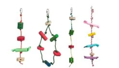 Vision Colección De Juguetes De Madera De 28 Piezas Para Pájaros Grandes -Animalear Ventas coleccion de juguetes de madera de 28 piezas para pajaros grandes 3