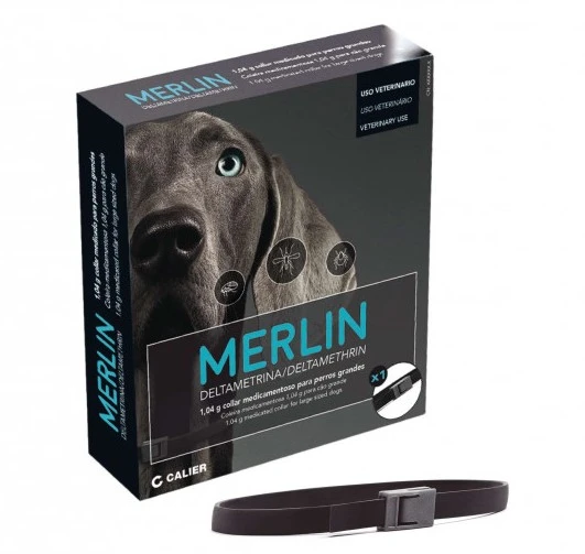 Collar Antiparasitario Merlin Para Perros Grandes 3 Collar Antiparasitario Merlin Para Perros Grandes