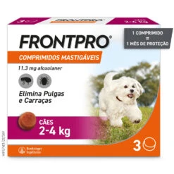Comprimidos Masticables Antisitarios Perros De 2 A 4 Kg (11 Mg) -Animalear Ventas comprimido mastigavel contra pulgas e carracas para caes de 2 a 4 kg frontpro 63d972d389bca