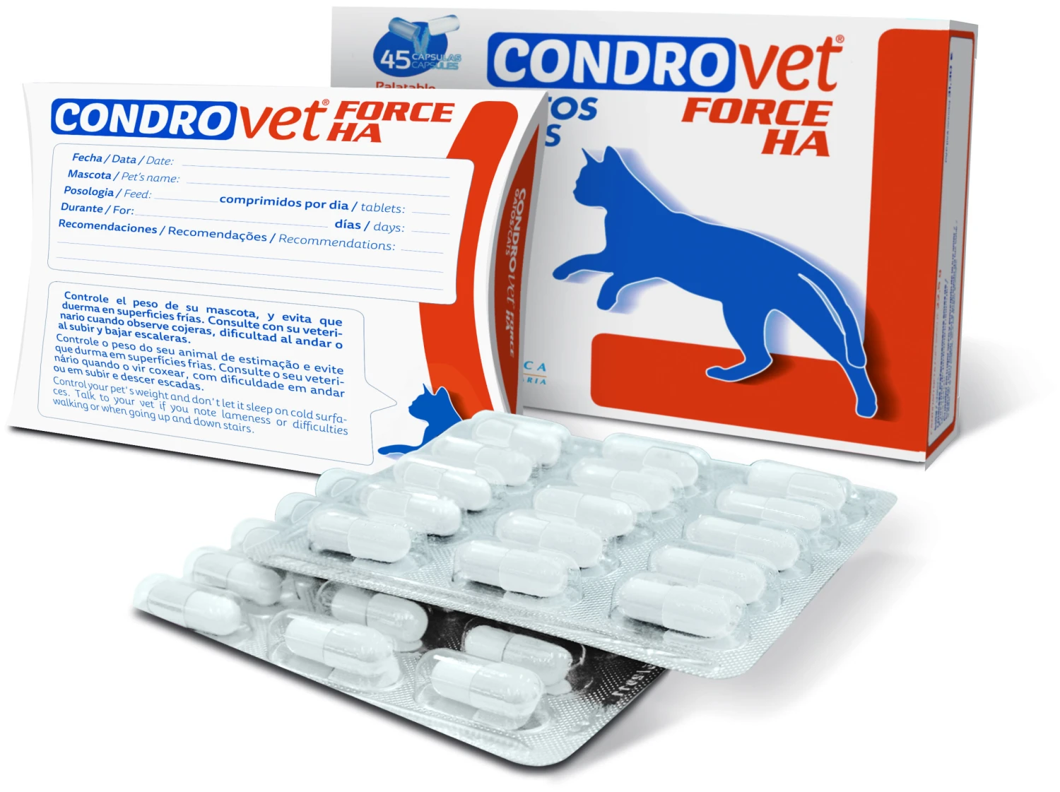 Condrovet Force HA Gatos Condroprotector Articular 4 Condrovet Force HA Gatos Condroprotector Articular - Imagen 2