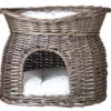 Trixie Cueva Para Gatos Mimbre Gris -Animalear Ventas cueva para gatos mimbre gris