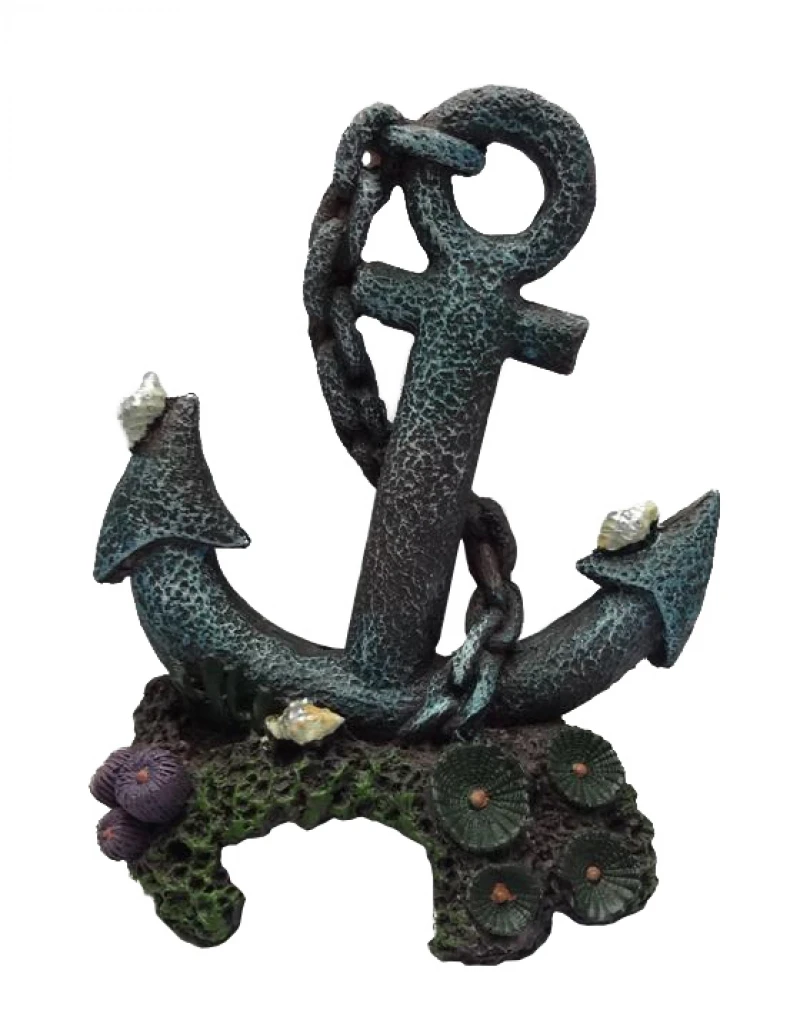 Decoración Acuario Ancla Nº 27 3 Decoración Acuario Ancla Nº 27