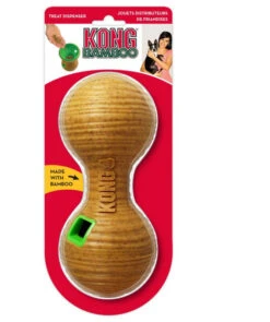 KONG Juguete Dispensador De Golosinas Bambú -Animalear Ventas dispensador de golosinas bambu 2