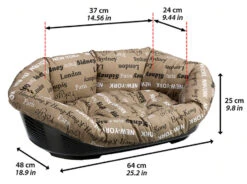 FERPLAST Cuna + Cojín Sofá Love 11 FERPLAST Cuna + Cojín Sofá Love -Animalear Ventas ferplastsofasize4 6239dab124958