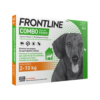 Frontline Pipetas Combo Spot-On Para Perros De 2-10 Kg 6 Frontline Pipetas Combo Spot-On Para Perros De 2-10 Kg - Imagen 4