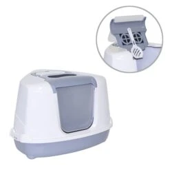 MODERNA Gatera Flip Cat Corner Gris -Animalear Ventas gatera flip cat corner gris 2