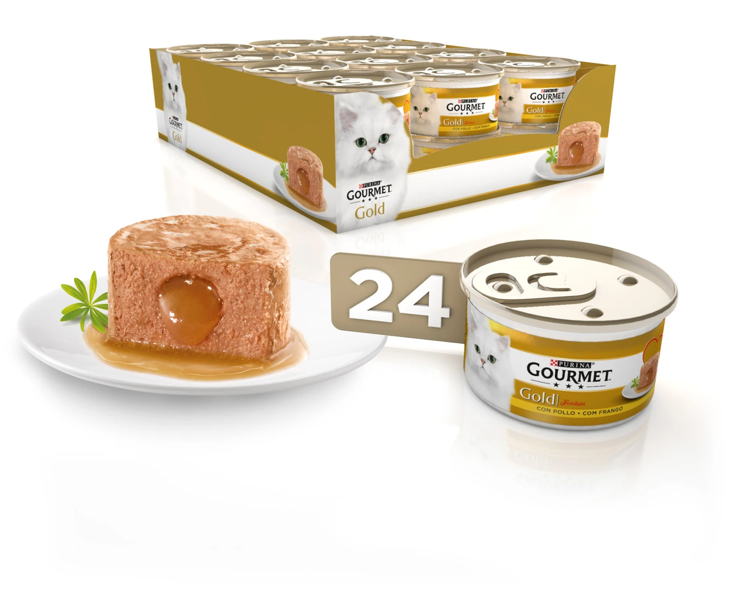 Gourmet Pack 24 Gold Fondant De Pollo 6 Gourmet Pack 24 Gold Fondant De Pollo - Imagen 4