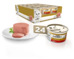 Gourmet Pack 24 Gold Mousse De Buey -Animalear Ventas gold mousse de buey 2