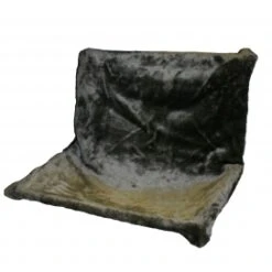 Hamaca De Felpa Para Radiador Gris