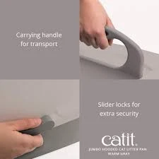 Catit Gatera Con Cubierta Retractil. Gris 9 Catit Gatera Con Cubierta Retractil. Gris - Imagen 7