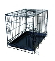 Flamingo Jaula Negro Xs 1 Puerta Para Perros 44,5 X 29,4 X 2,7 Cm