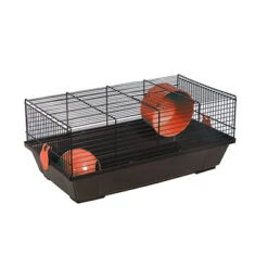Jaula Para Hamster Común Voltrega 917 Negra -Animalear Ventas jaula para hamster comun voltrega 917 negra roja