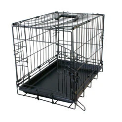 Jaula Metálica Plegable 2 Puertas -Animalear Ventas jaula para perro 652ff35d7072f