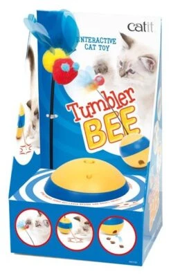 Catit Juguete Interactivo Play Tumbler Bee