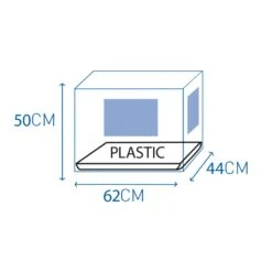 Jaula Perro Metalica Negra 2 Puertas -Animalear Ventas medidas jaula talla s 62bab4bacd348