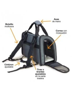 Mochila Para Perros Modelo Luxury -Animalear Ventas mochila luxury 41x30x21cm 4 632965becfd4d