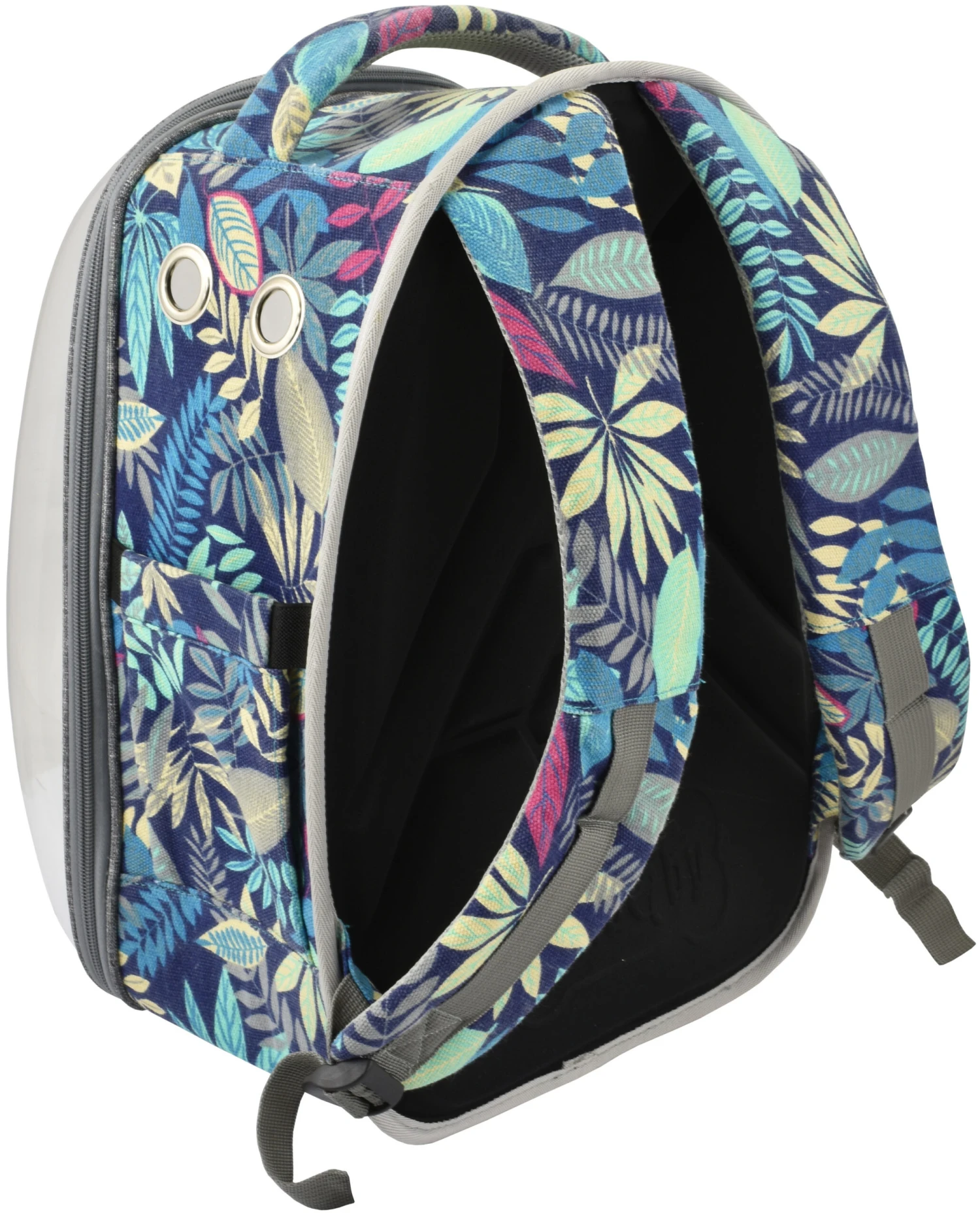 Nayeco Mochila Space Con Flores Azul 4 Nayeco Mochila Space Con Flores Azul - Imagen 2