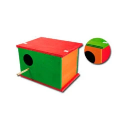 Nayeco Nido Multicolor Para Cotorras