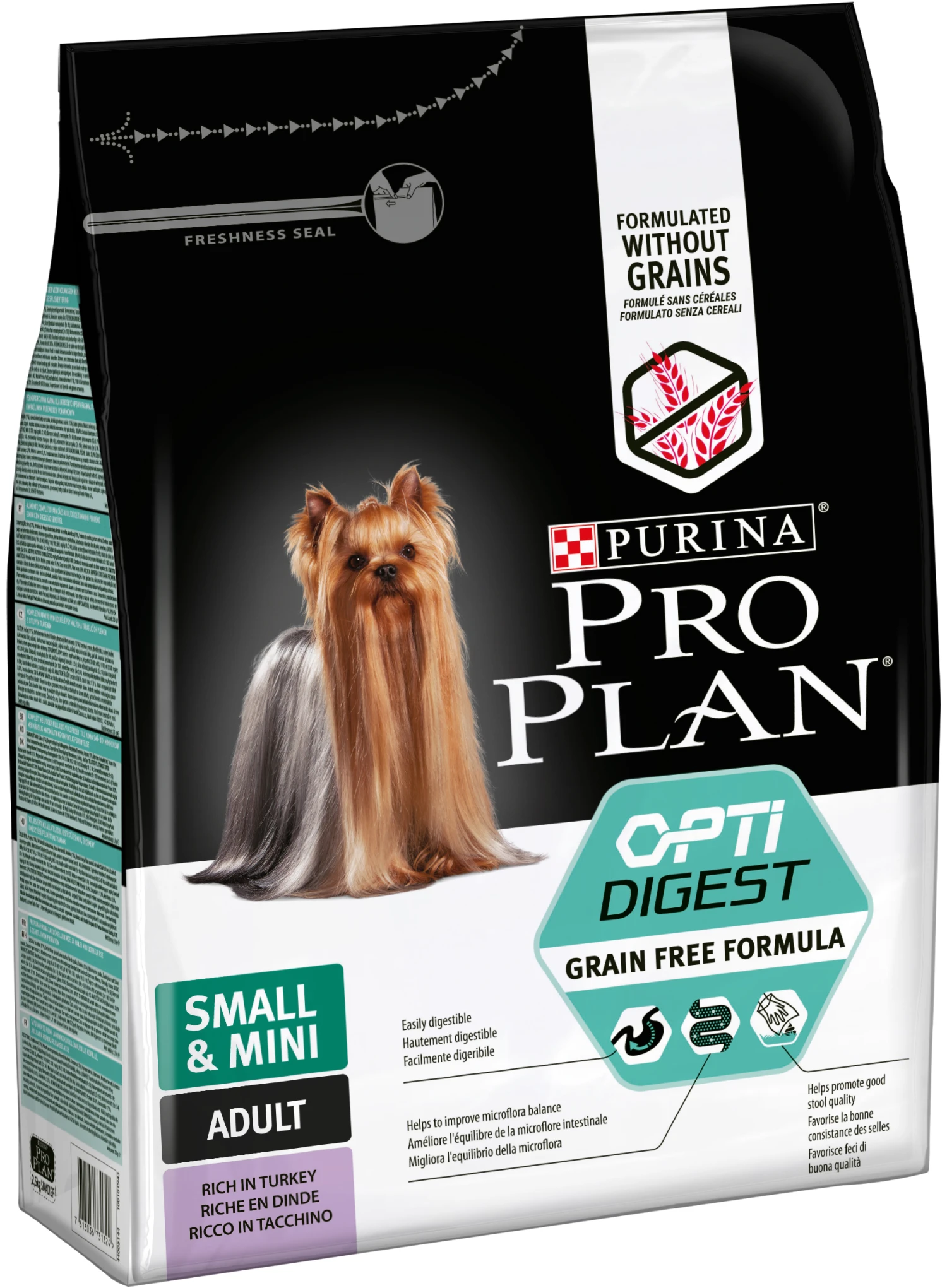 PRO PLAN Optidigest Grain Free Con Pavo Adulto Pequeños Y Mini 6 PRO PLAN Optidigest Grain Free Con Pavo Adulto Pequeños Y Mini - Imagen 4
