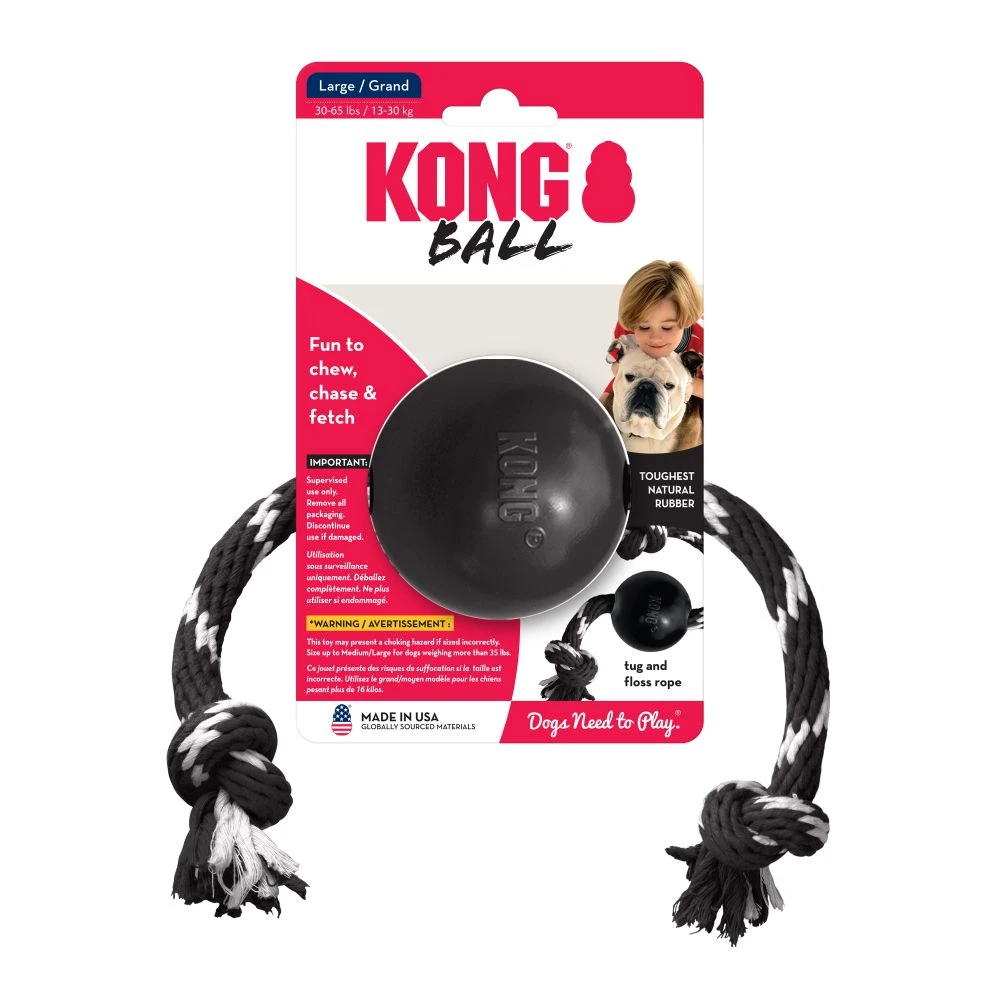 KONG Pelota Con Cuerda Extreme 4 KONG Pelota Con Cuerda Extreme - Imagen 2
