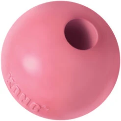 KONG Pelota Rellenable Para Cachorros -Animalear Ventas pelota para cachorros con agujero 1