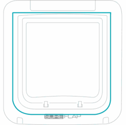 Puerta Para Mascotas Con Microchip SureFlap Connect -Animalear Ventas petdoor hole 62b9b79072867