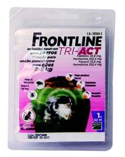 Frontline Pipetas Tri-Act Solució Spot-On Para Perros De 2-5 Kg -Animalear Ventas pipetas tri act raza toy 2 5 kg 1