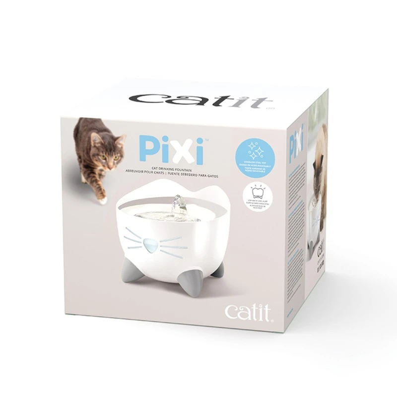 Catit Pixi Fuente Acero Inoxidable 4 Catit Pixi Fuente Acero Inoxidable - Imagen 2