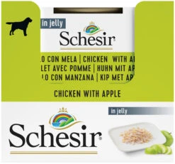 Schesir Pack 10 Pollo Con Manzana Para Su Mascota -Animalear Ventas pollo con manzana para su mascota 4