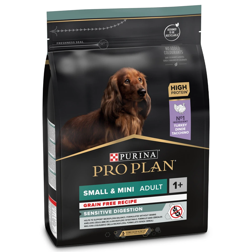 PRO PLAN Optidigest Grain Free Con Pavo Adulto Pequeños Y Mini 4 PRO PLAN Optidigest Grain Free Con Pavo Adulto Pequeños Y Mini - Imagen 2