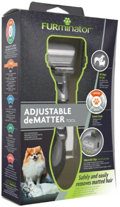 FURMINATOR Cortanudos Ajustable Para Perros Y Gatos 17 FURMINATOR Cortanudos Ajustable Para Perros Y Gatos -Animalear Ventas rastrillo ajustable para perros gatos 7
