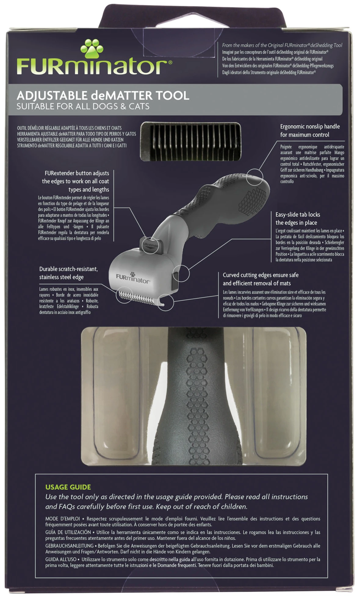 FURMINATOR Cortanudos Ajustable Para Perros Y Gatos 11 FURMINATOR Cortanudos Ajustable Para Perros Y Gatos - Imagen 9