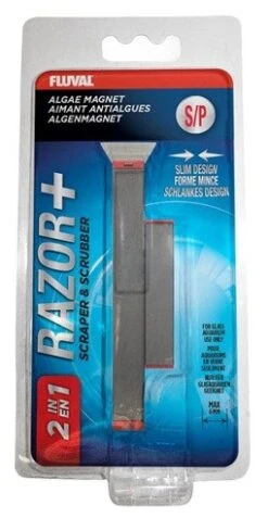 FLUVAL Razor Imán Limpia Cristales Grande