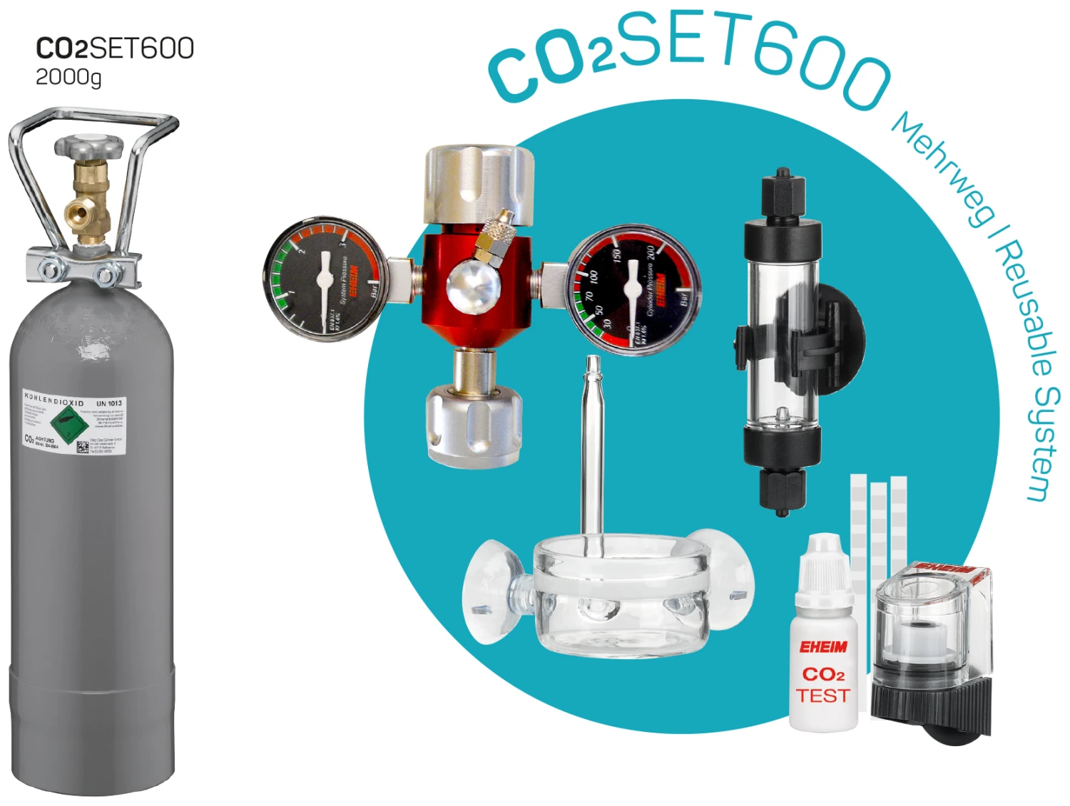 EHEIM Set Completo De CO2 CO2Set600 4 EHEIM Set Completo De CO2 CO2Set600 - Imagen 2