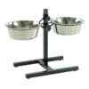 Soporte Regulable Con Comederos 1 Soporte Regulable Con Comederos -Animalear Ventas soporte regulable con comederos 1