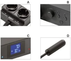 EXO TERRA Termostato (600W)/ Higrostato (100W) -Animalear Ventas termostato 600w higrostato 100w 4