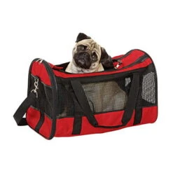 Flamingo Transportín De Nylon Karlie Rojo -Animalear Ventas transportin de nylon kl rojo